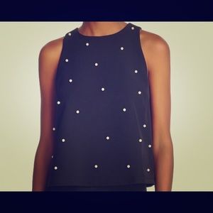 Embellished Sleeveless Top